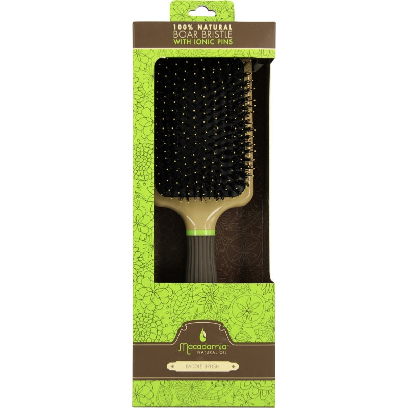 MNO Paddle Cushion Brush w/ Boar  Bristles